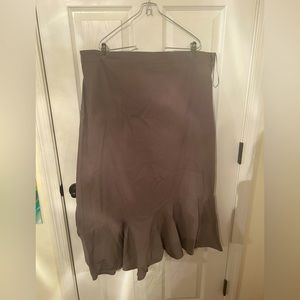 Asymmetrical maxi skirt